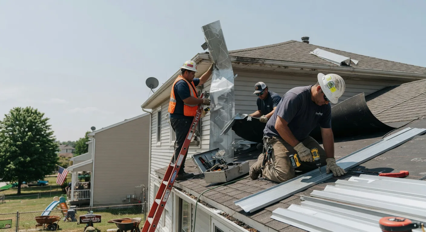 Storm Damage Metal Roof Repair in Briceville, TN